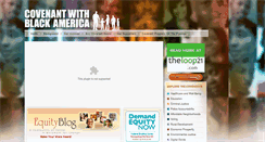 Desktop Screenshot of covenantwithblackamerica.com