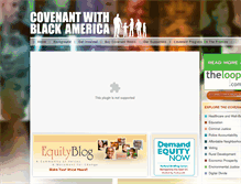 Tablet Screenshot of covenantwithblackamerica.com